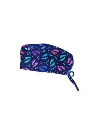 GORRO Tela Pies/Azul marino
