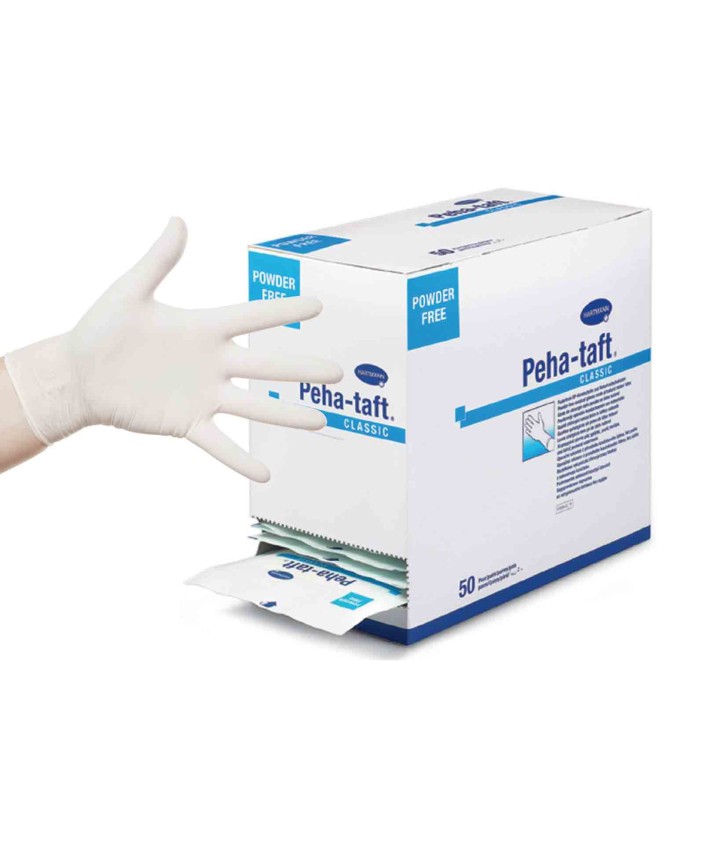 Guantes PEHA-TAFT Classic Estéril sin polvo Caja 50 pares