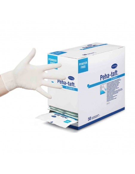 Guantes PEHA-TAFT Classic Estéril sin polvo Caja 50 pares