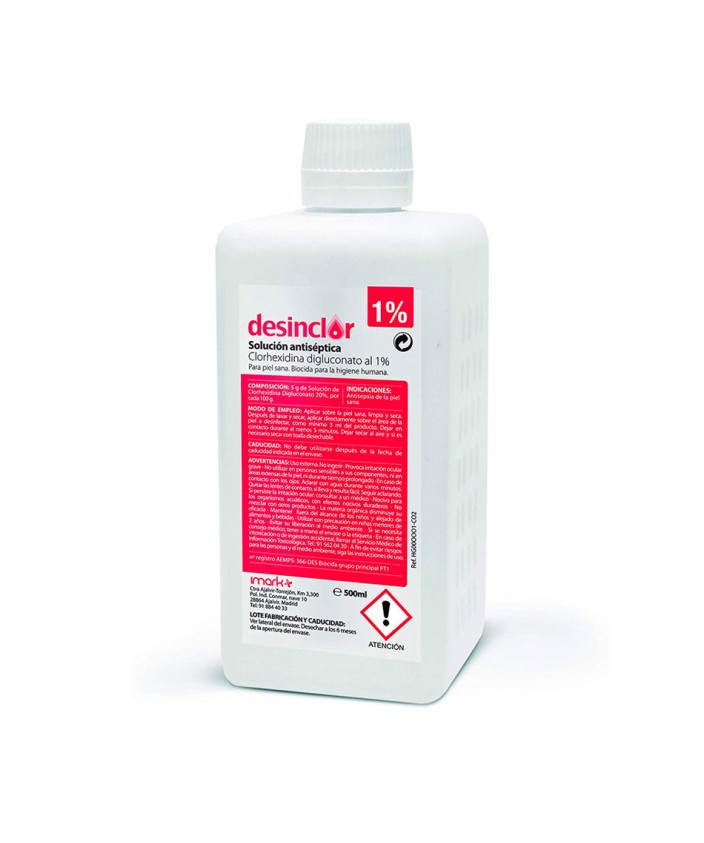 Clorhexidina 1%  500 ml.