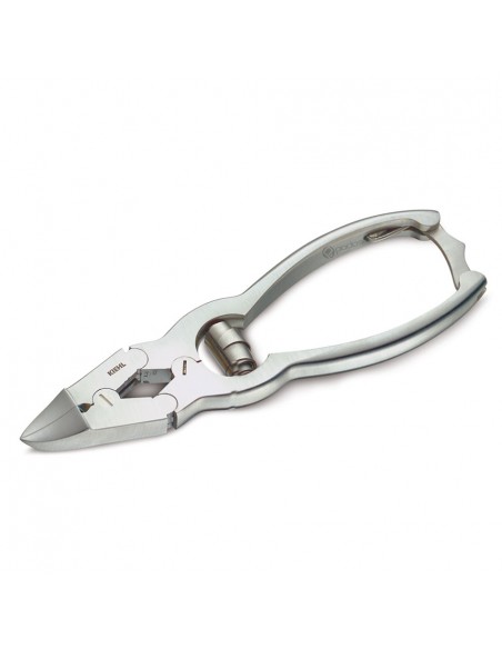 Alicate Kiehl triple articulación curvo 16 cm con muelle