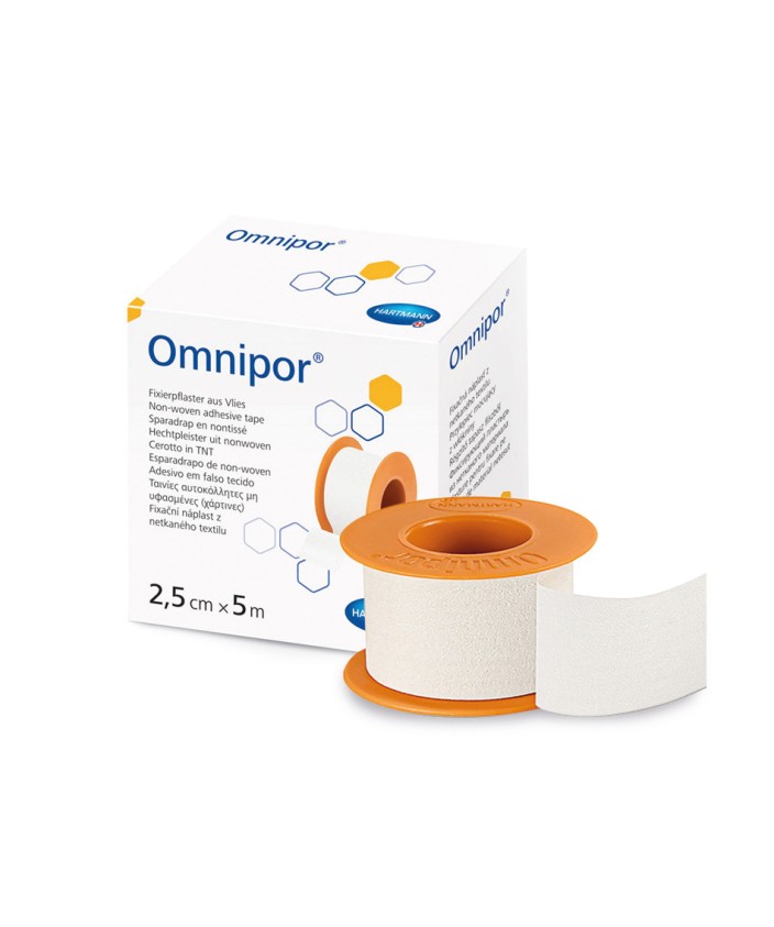 OMNIPOR Esparadrapo de papel 5 m. x 2,5 cm.