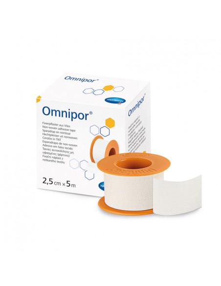OMNIPOR Esparadrapo de papel 5 m. x 2,5 cm.