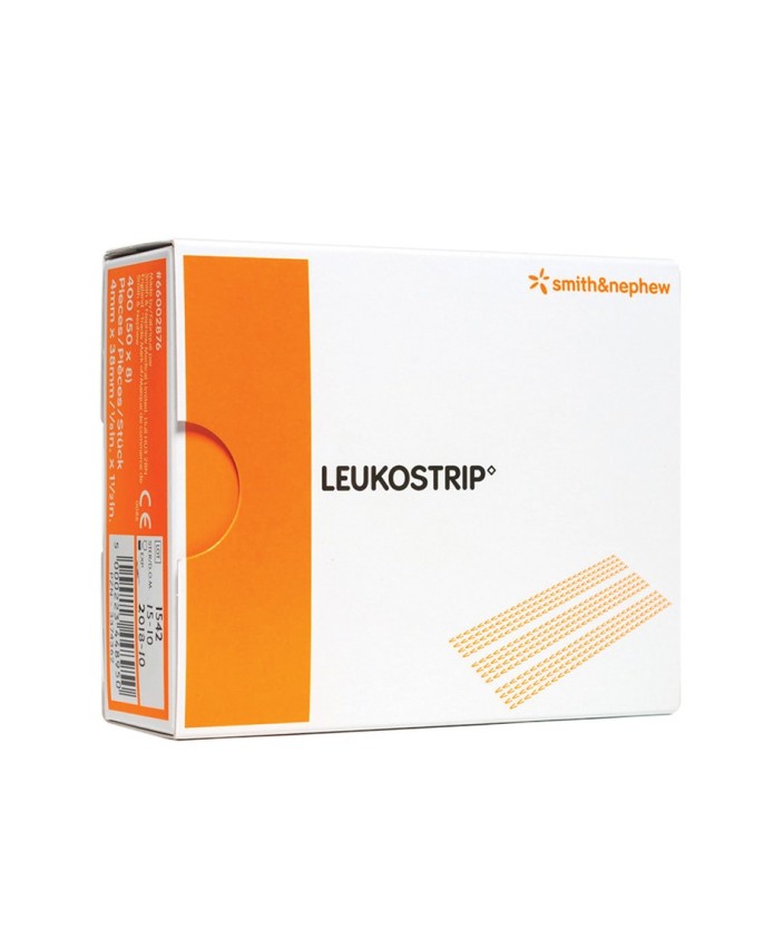 LEUKOSTRIP Cierre heridas  Caja 50 sobres de 4 ud.