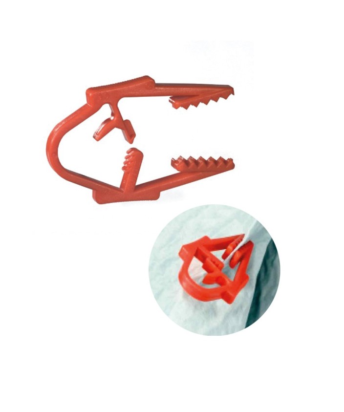 Clamp para campos quirúrgicos estéril (60 uds)