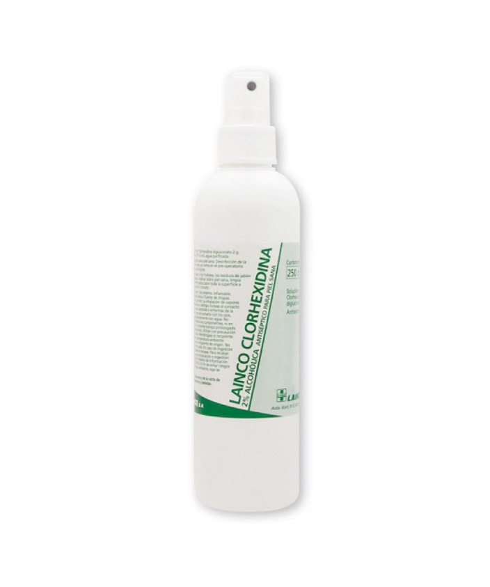 Clorhexidina Alcohólica 2% 250 ml. (pulverizador)