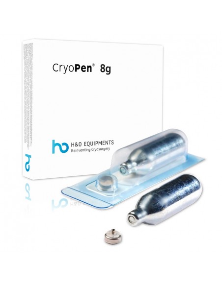 Cartuchos CryoPen N2o 8g. + filtro (caja 24 uds.)