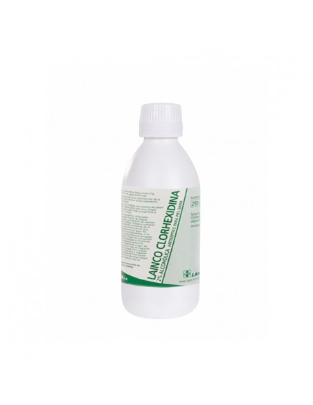 Clorhexidina Alcohólica 2% 250 ml. Tapón rosca