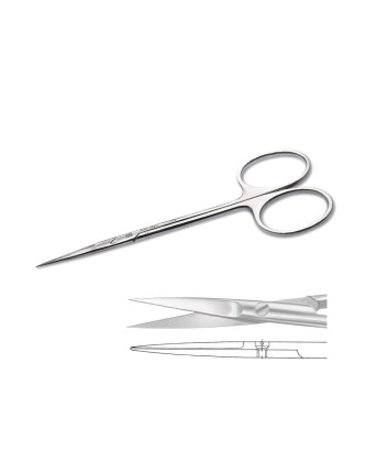 Tijera para irictomia Recta 115 mm. Aesculap (BC106R)
