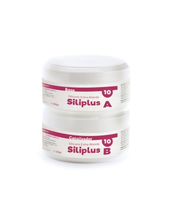 SILIPLUS 10 Silicona blanda A+B (200 gr.A + 200 gr.B)