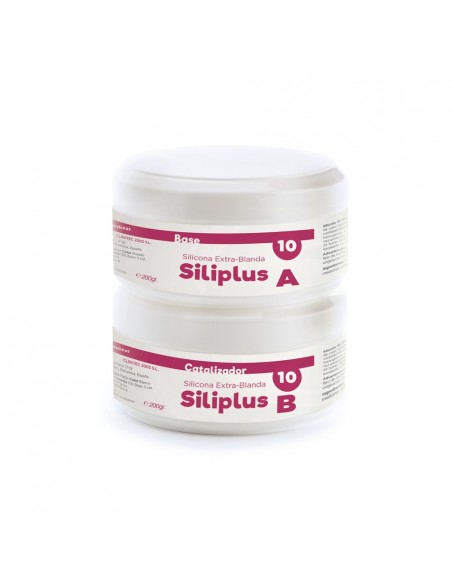 SILIPLUS 10 Silicona blanda A+B (200 gr.A + 200 gr.B)