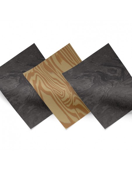 3 x 2 COMBINACION PODOTIL Wave Negro, Marrón 2 mm