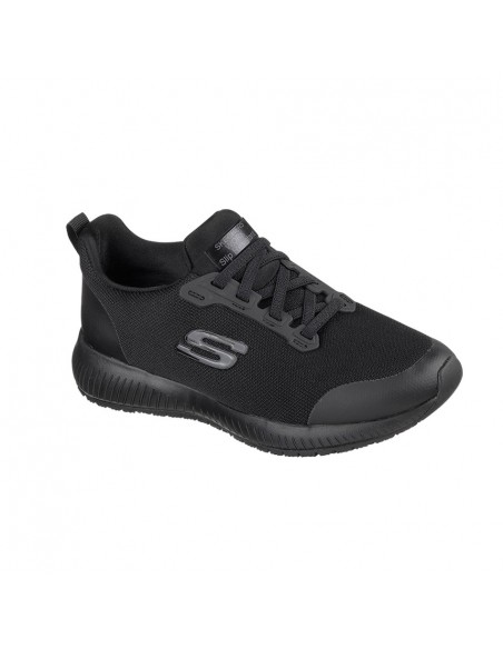Zapatilla trabajo Skechers Squad Mujer Negro