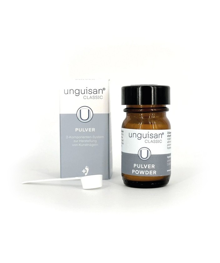 Unguisan Botella polvo, incluida cuchara 30 ml.
