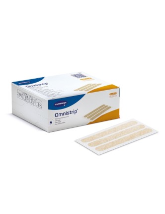 OMNISTRIP Sutura cutanea.  Caja 50 sobres de 5 ud.