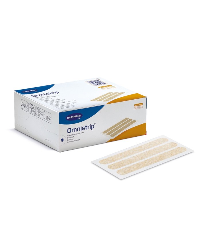 OMNISTRIP Sutura cutanea.  Caja 50 sobres de 5 ud.