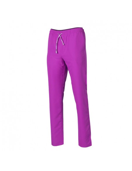 Pantalón Unisex microfibra Goma+Cordón Malva