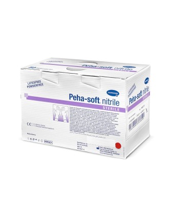 Guantes PEHA-SOFT Nitrilo estéril Caja 50 uds.