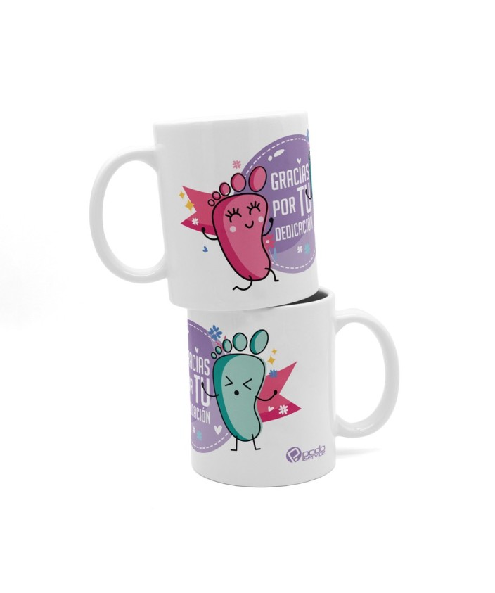 Taza Podoservice "Gracias por tu dedicación"
