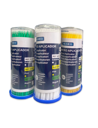 Bastoncillo aplicador Verdes 100 uds.