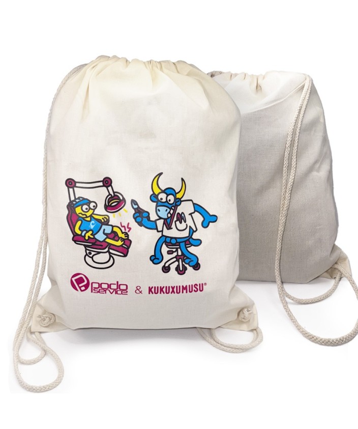 Mochila con cuerda Podoservice x Kukuxumusu