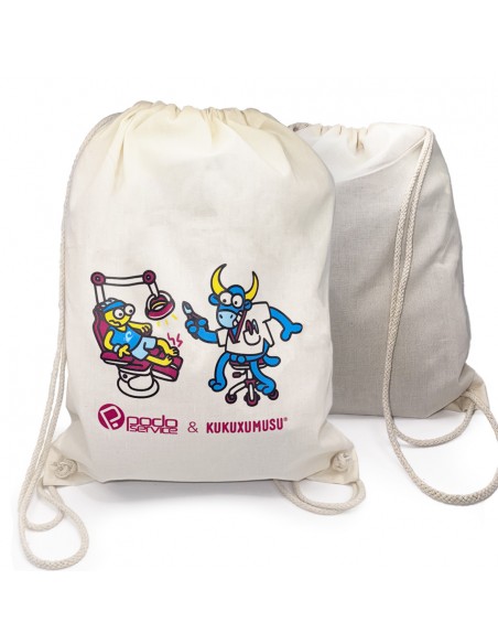 Mochila con cuerda Podoservice x Kukuxumusu