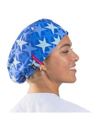 Gorro con Goma Cometa Azul Agatha
