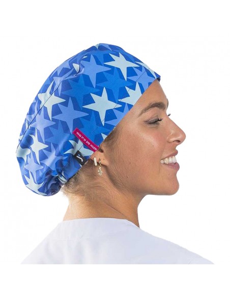 Gorro con Goma Cometa Azul Agatha