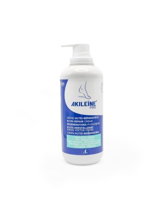 Crema Nutri-regeneradora pies secos Akileïne 500 ml.