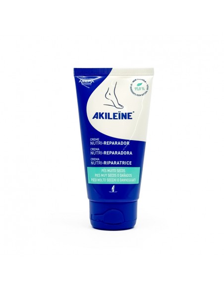 Crema Nutri-reparadora pies muy secos Akileïne 75 ml.