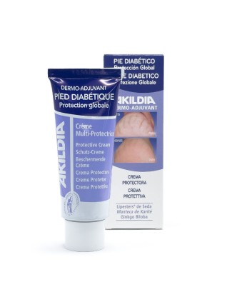 Akildia Crema Multi-protectora cuidado Pies diabéticos 75 ml.