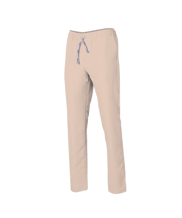 Pantalón Unisex microfibra Goma+Cordón Arena