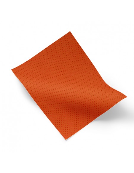 Microfibra Semi-perforado 0.8 mm 100x140 cm Naranja Neon