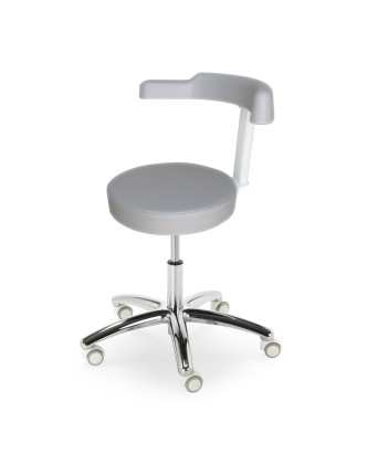 Taburete ergonómico ARMIS Con base inox NAMROL