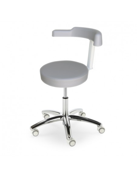 Taburete ergonómico ARMIS Con base inox NAMROL