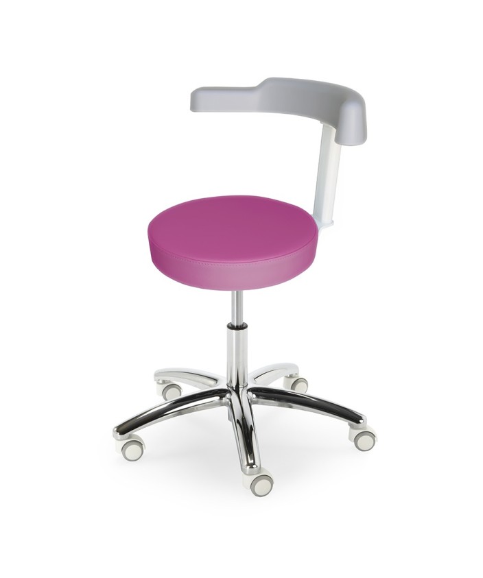 Taburete ergonómico ARMIS Con base inox NAMROL