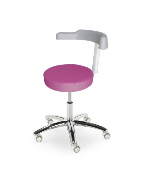 Taburete ergonómico ARMIS Con base inox NAMROL