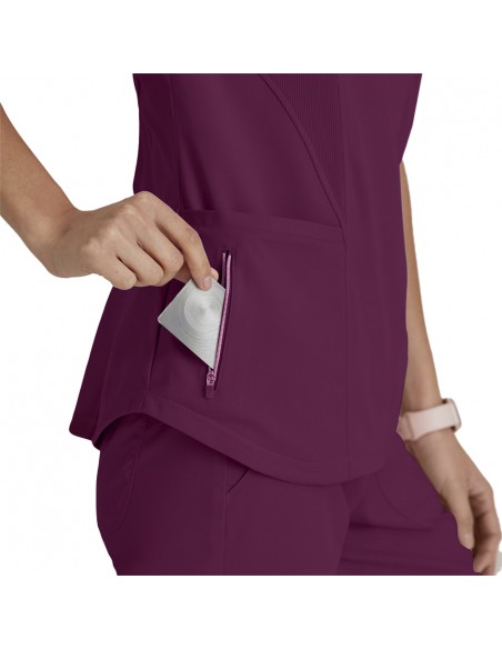 Casaca Mujer Barco Carly Top Wine