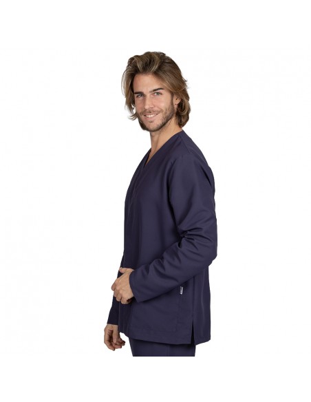 Casaca Nestor Manga Larga Hombre Azul Marino