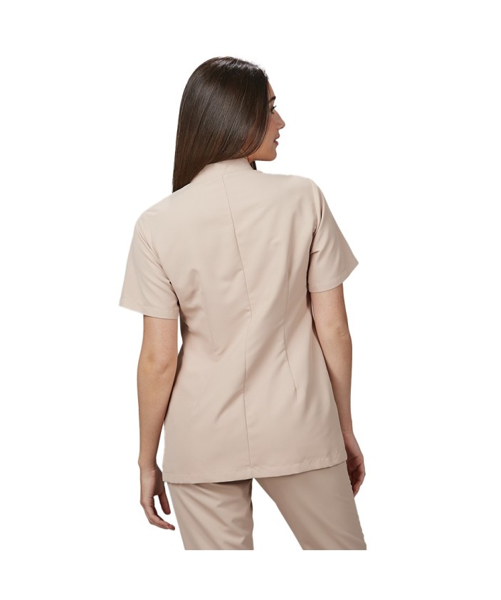 Casaca Mujer Menorca Arena – Microfibra Profesional y Transpirable | Podoservice