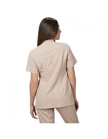 Casaca Mujer Menorca Arena – Microfibra Profesional y Transpirable | Podoservice