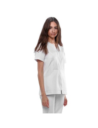 Chaqueta Mujer con cremallera Blanco
