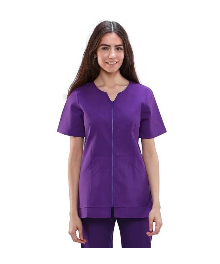 Chaqueta Mujer con cremallera Morado