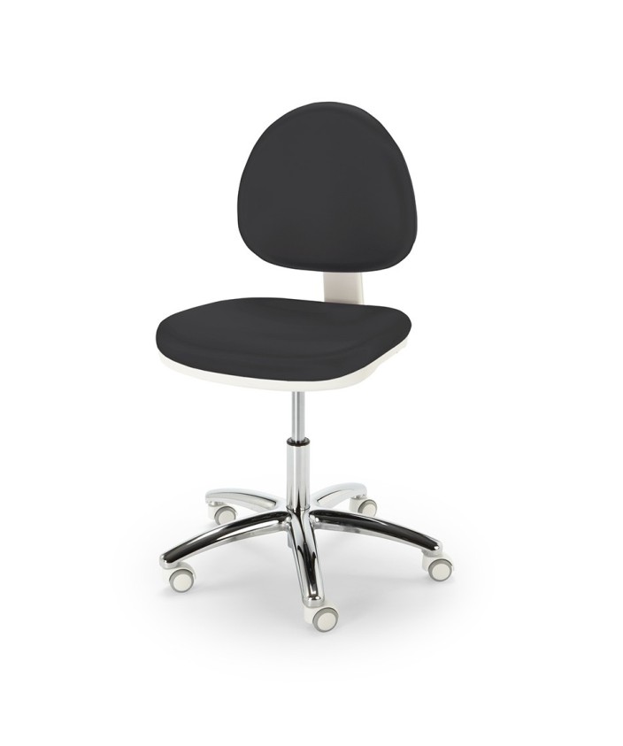 Taburete ergonómico COSMOS con base inox NAMROL