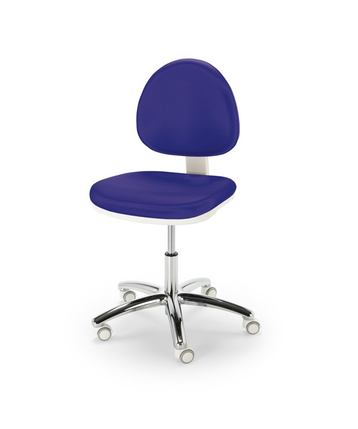 Taburete ergonómico COSMOS con base inox NAMROL