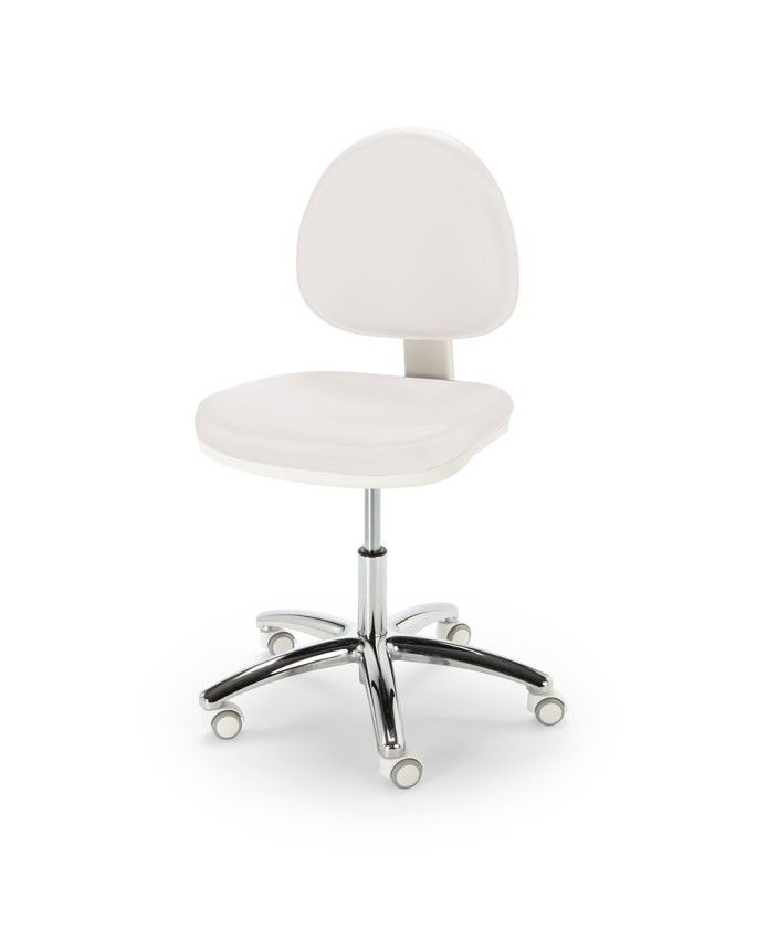 Taburete ergonómico COSMOS con base inox NAMROL