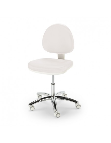 Taburete ergonómico COSMOS con base inox NAMROL
