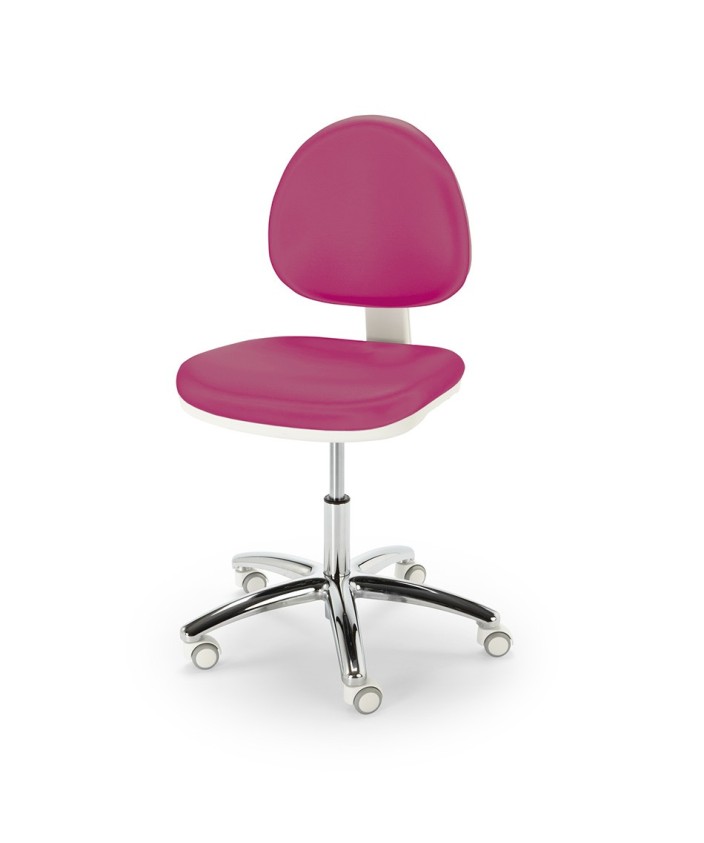 Taburete ergonómico COSMOS con base inox NAMROL