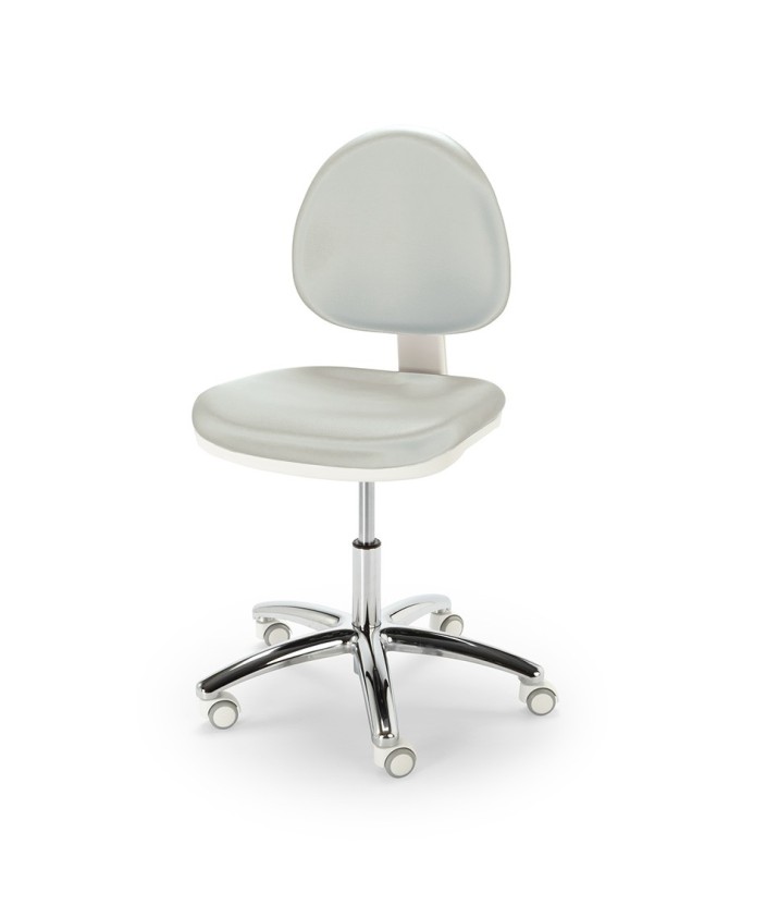 Taburete ergonómico COSMOS con base inox NAMROL
