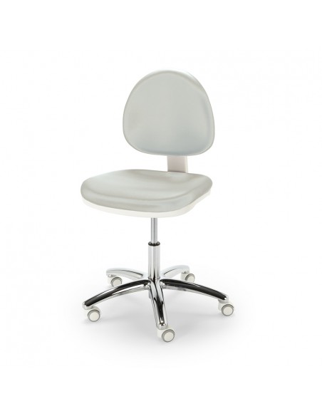 Taburete ergonómico COSMOS con base inox NAMROL